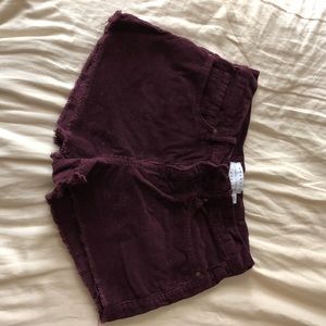 ONLY WORN ONCE. Super cute corduroy short.